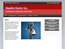 Tablet Screenshot of blackliteelectric.com